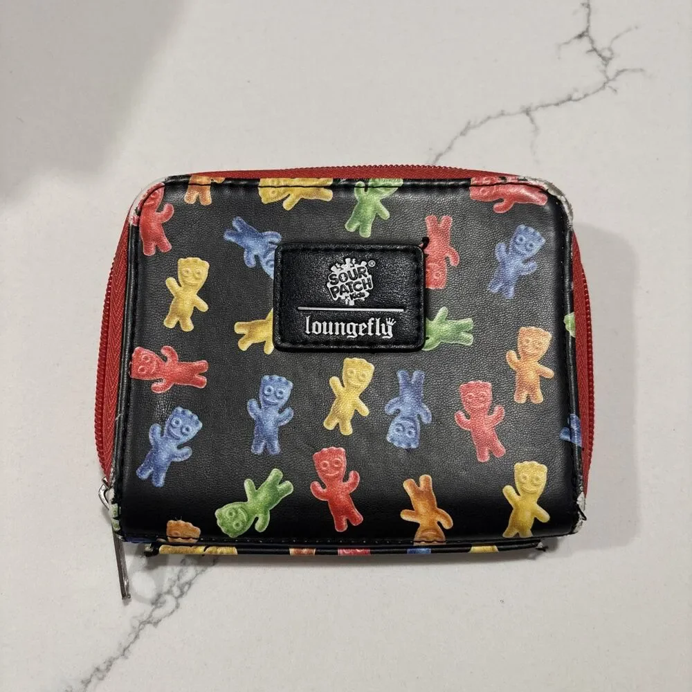 Vegan Faux Leather Loungefly Sour Patch Kid Wallet